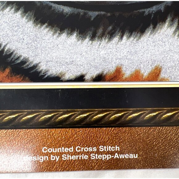 Eye Of The Tiger Counted Cross Stitch pattern By Cross My Heart Design By Sherri - Picture 4 of 5
